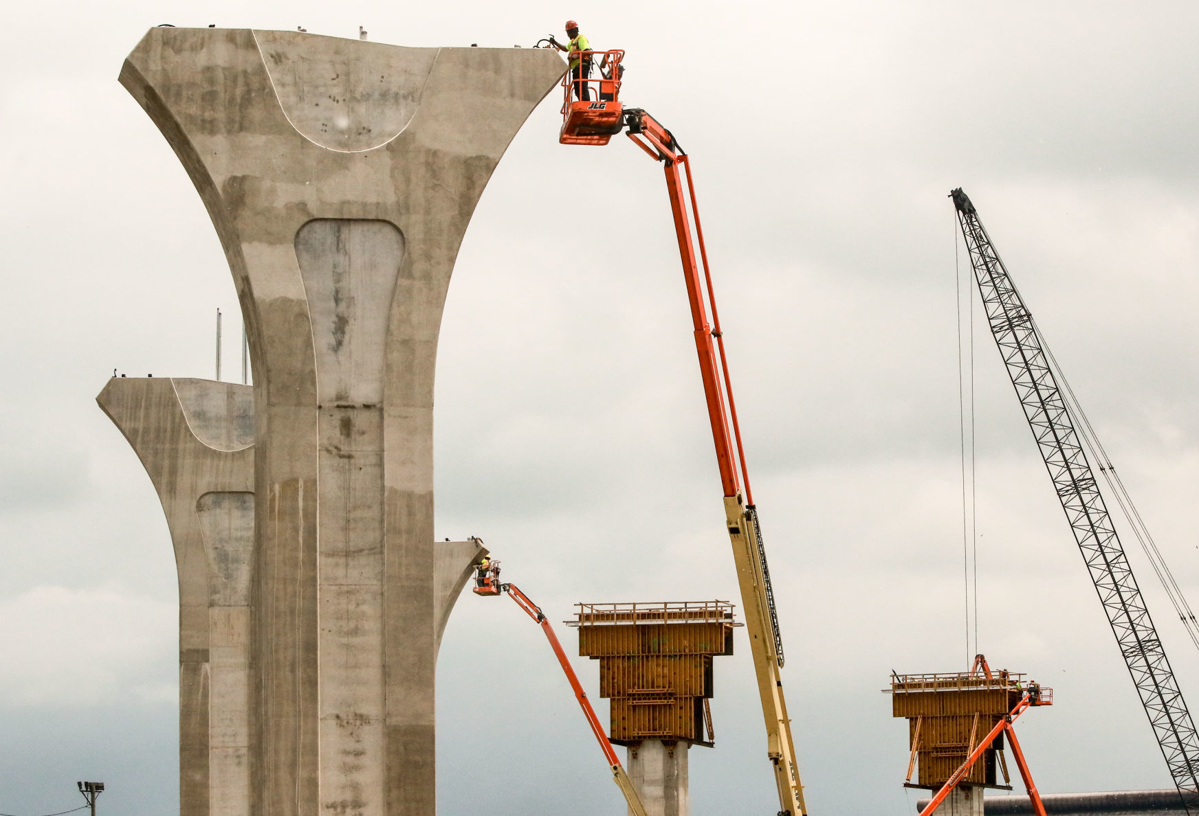 Cline Avenue Bridge construction project